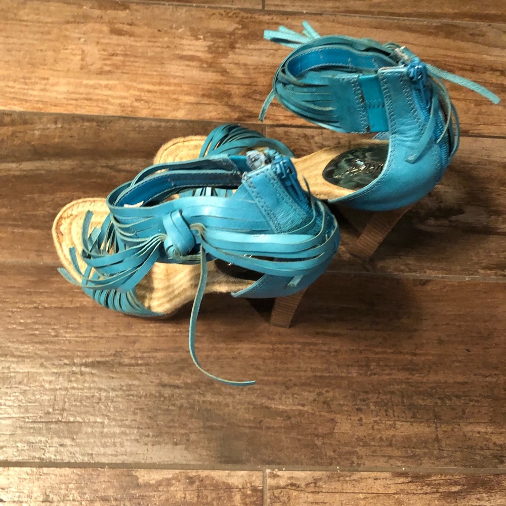Carlos Santana Turquoise Platforms 7.0